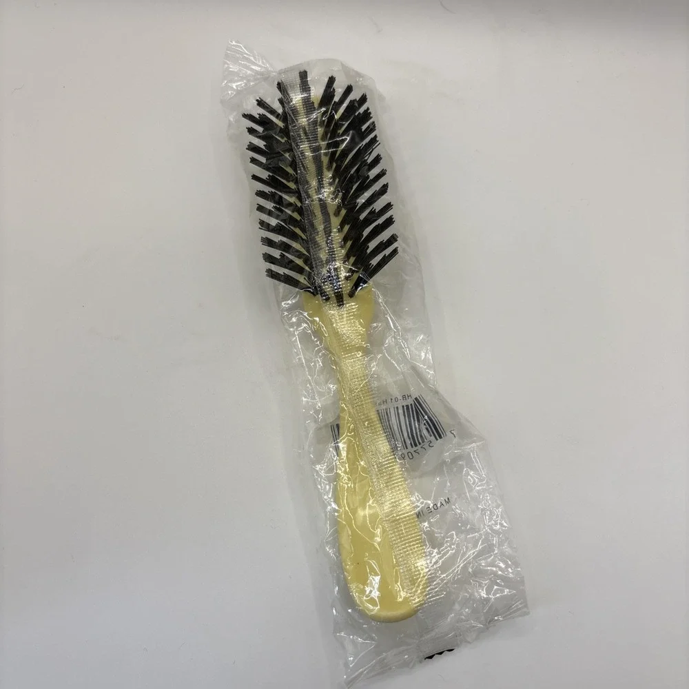 McKesson Hairbrush HB-01 Ivory Plastic Handle Black Bristles 7